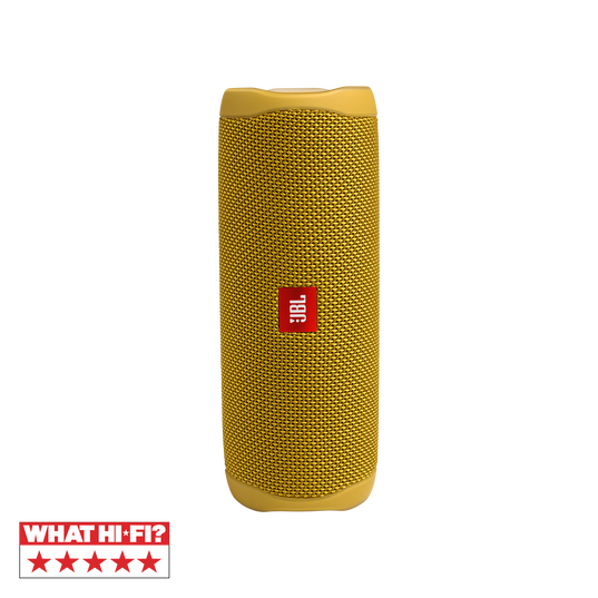 JBL Flip 5 - Mustard Yellow - Portable Waterproof Speaker - Hero